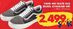 VANS MN SKATE OLD SKOOL AYAKKABI GRİ VANS MN SKATE OLD SKOOL AYAKKABI GRİ